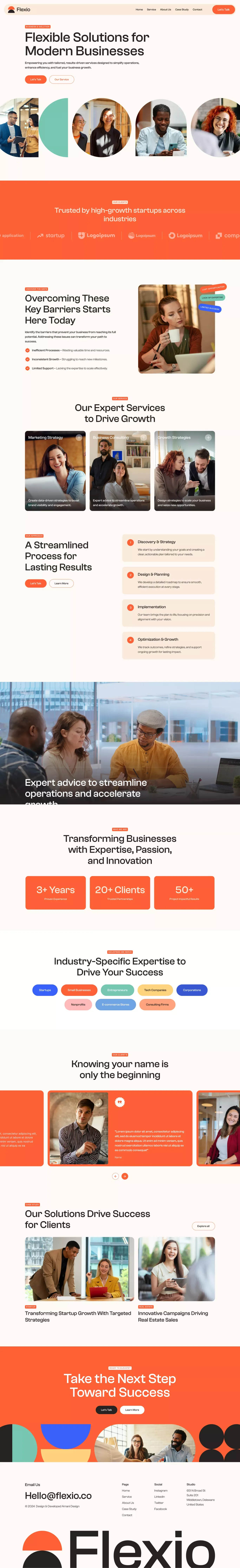 Flexio - Template design