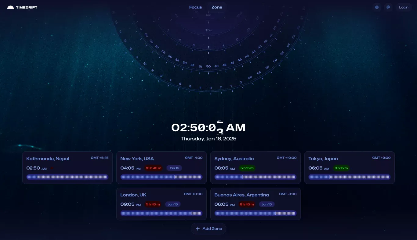 Timedrift - Other design