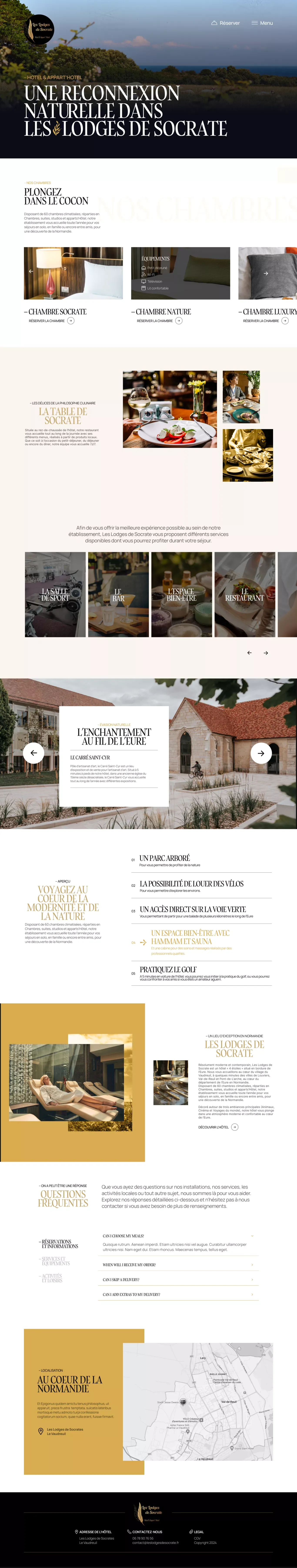 Accueil - Les Lodges de Socrate - Other design