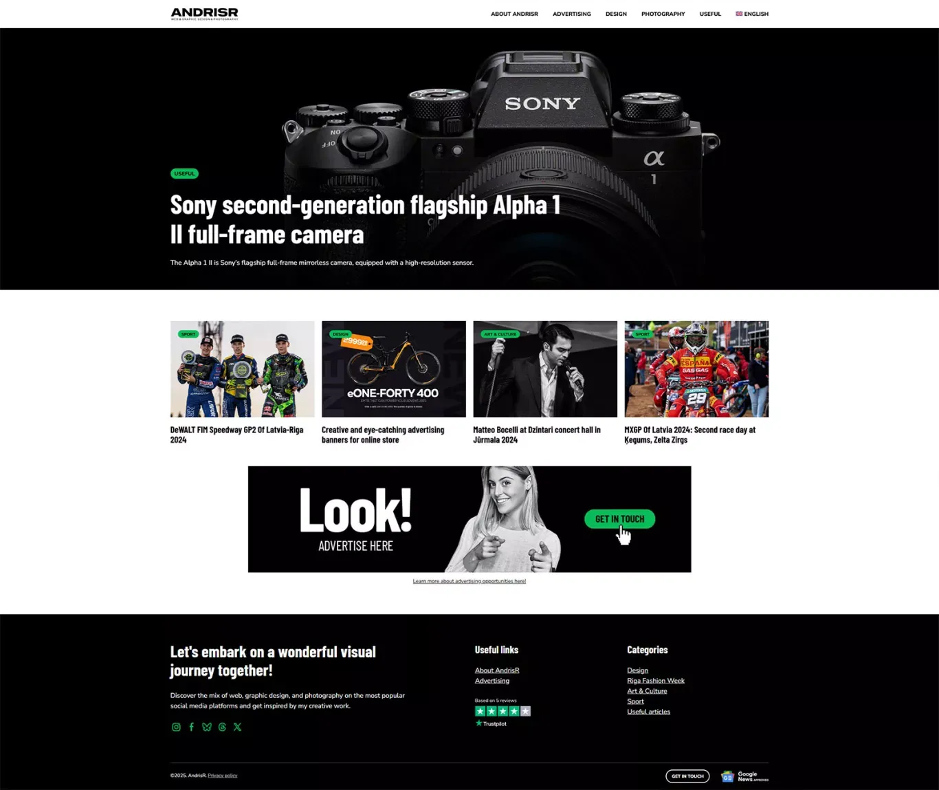 Creative world - AndrisR - Portfolio design