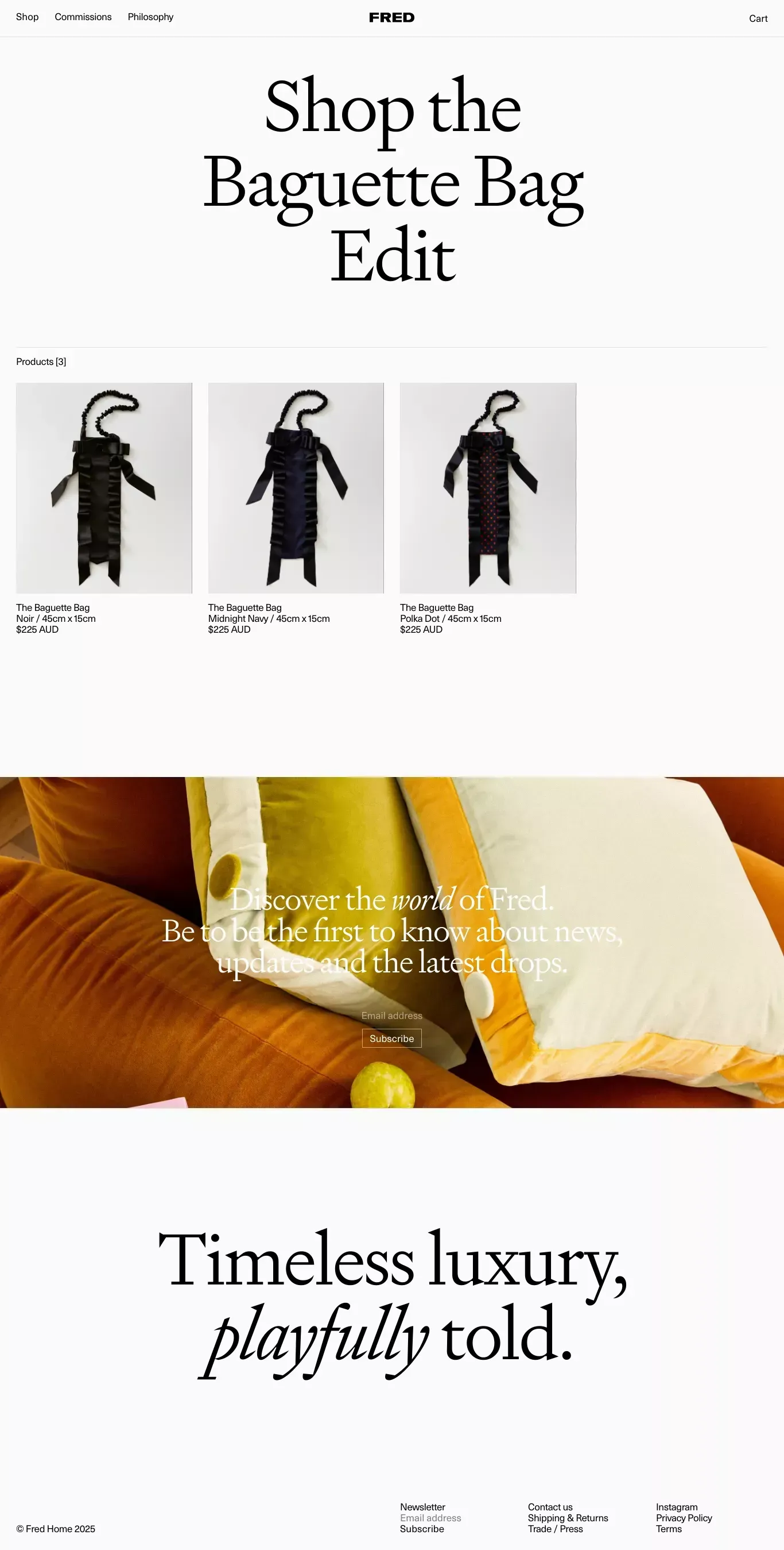 Fred Home - Product listing design