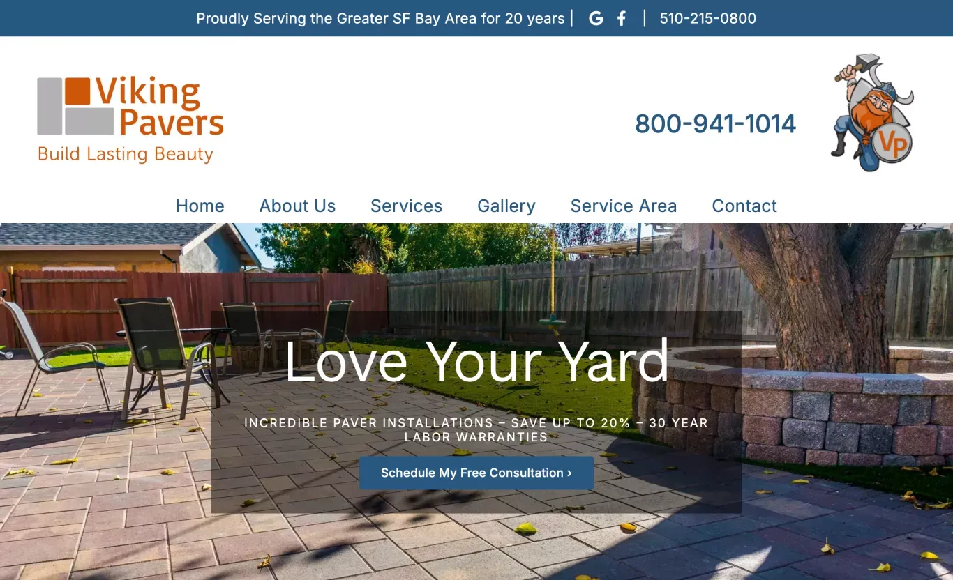 Viking Pavers | Bay Area Paver Contractors - Landing design