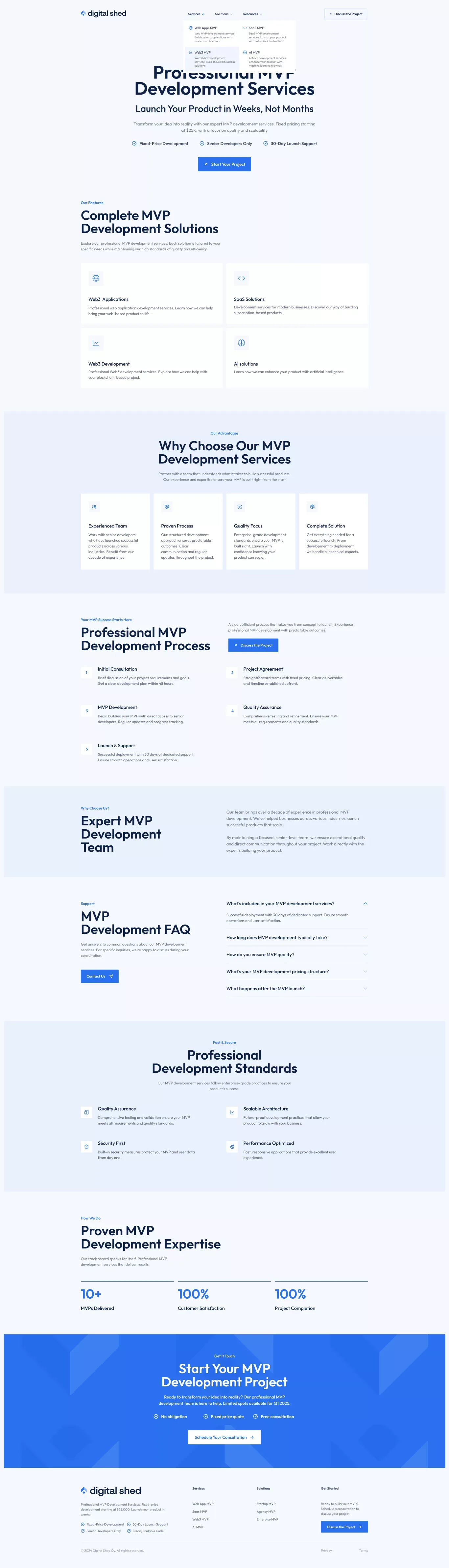Enterprise-Grade MVP Development Services at Startup Prices - Portfolio design