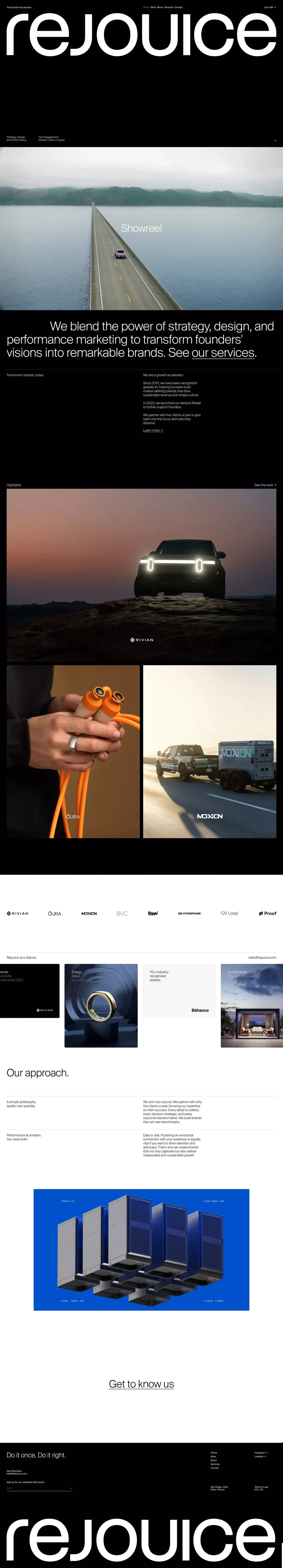 REJOUICE® | The Growth Accelerator - Portfolio design