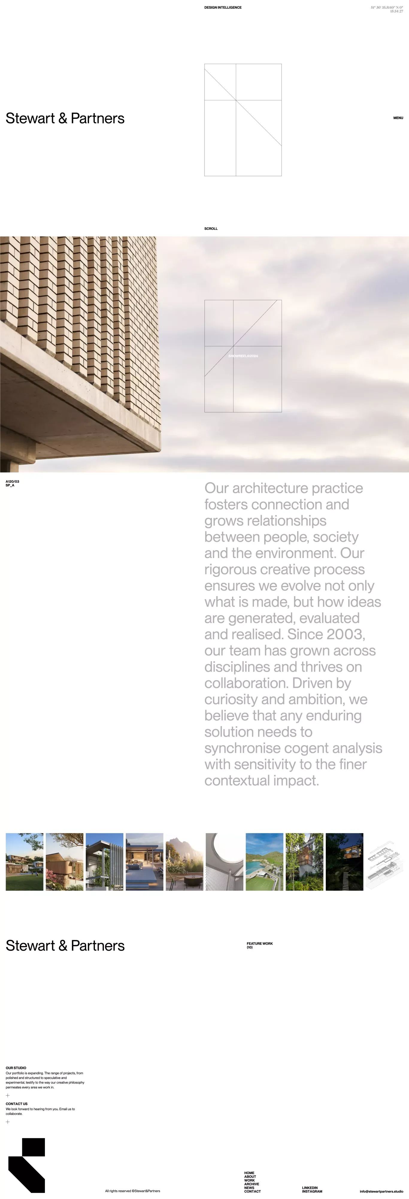 Stewart & Partners - Portfolio design