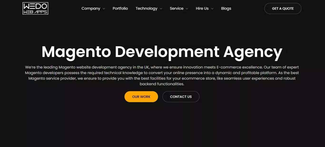 Award Winning Magento Development Agency UK | Top Services - Ecommerce design