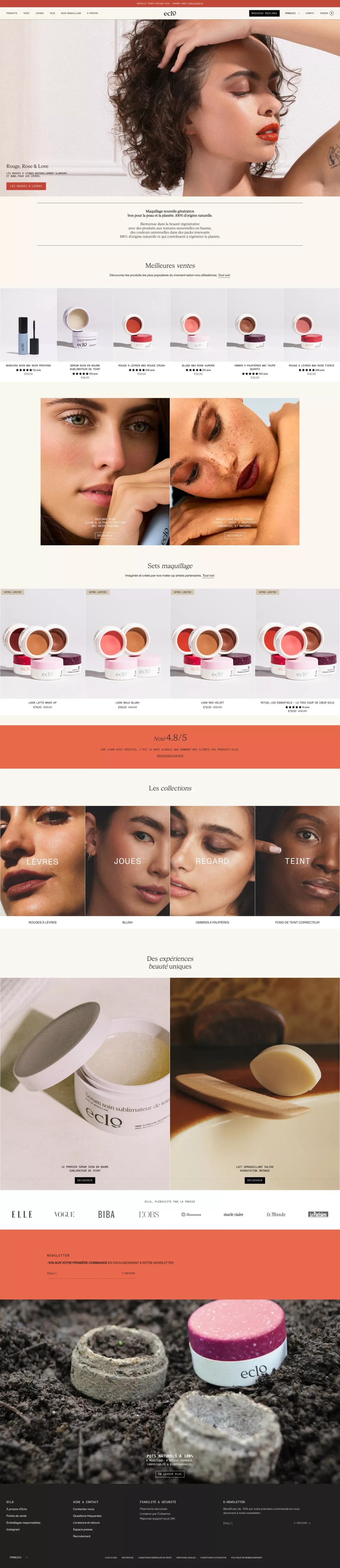 Eclo - Le maquillage réinventé. 100% naturel. 100% sensoriel.                  – eclo - Ecommerce design