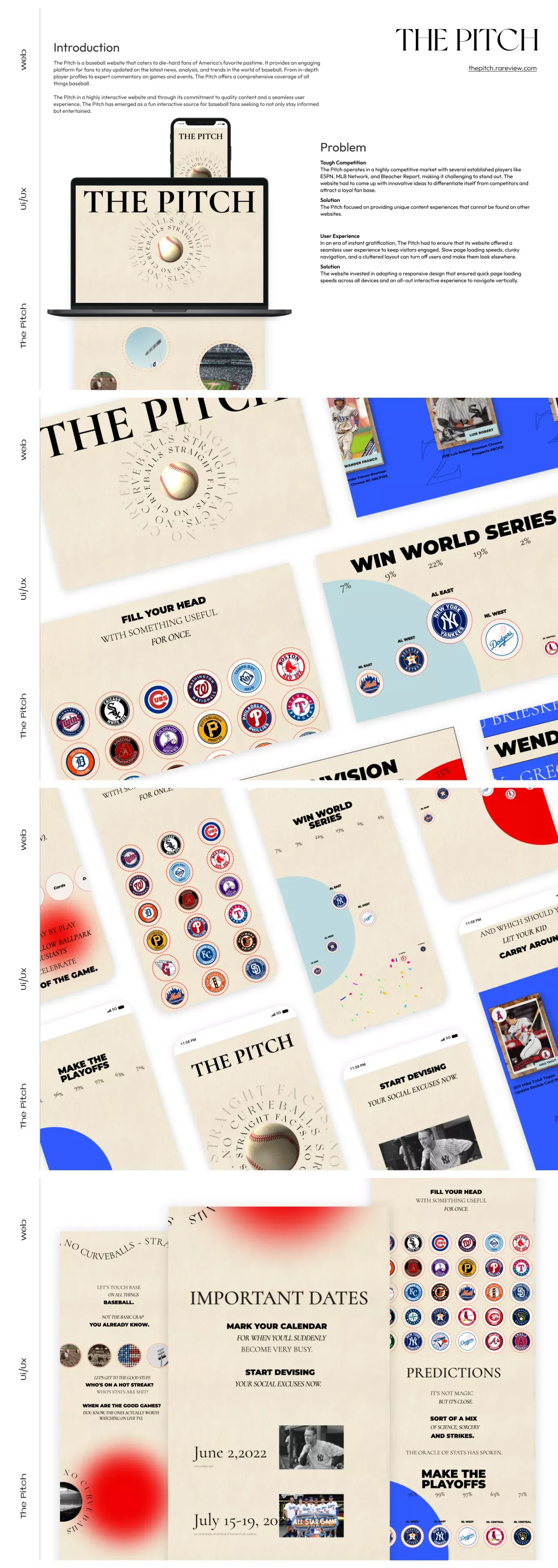 The Pitch by Rareview - Landing design
