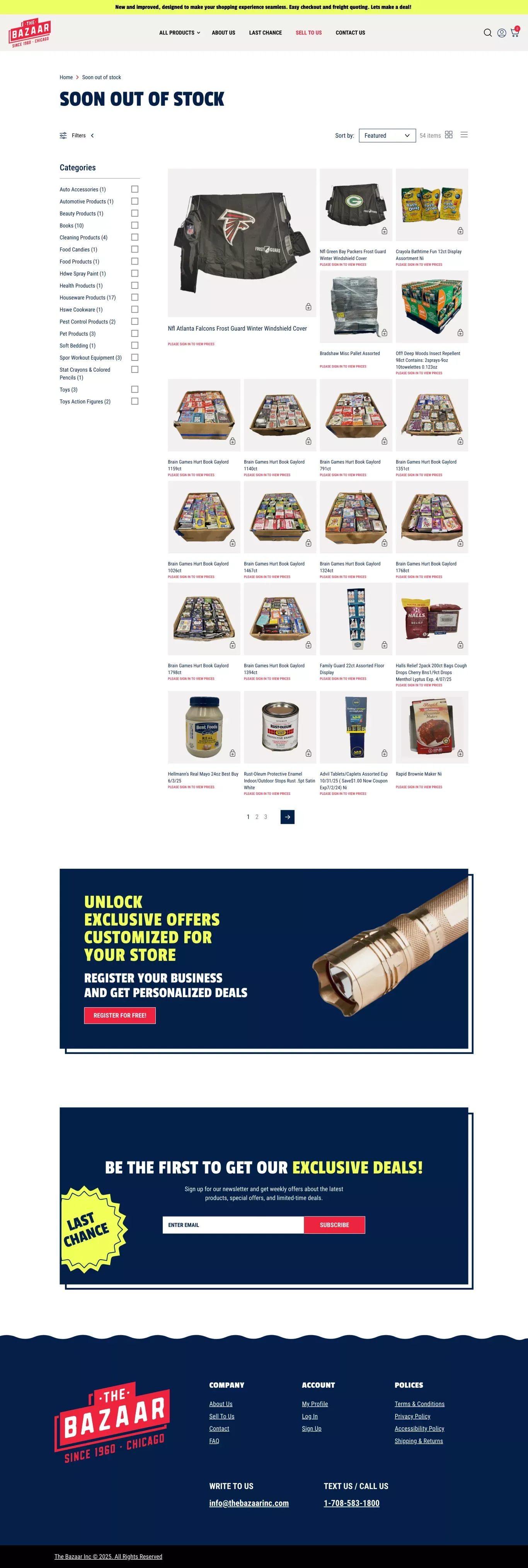 SOON OUT OF STOCK

        – The Bazaar Inc - Product listing design