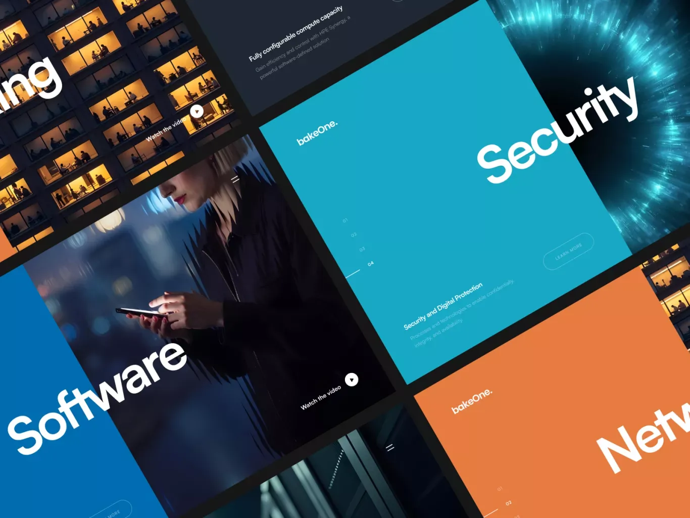 BakeOne - Modern Business & Tech Template — Framer Marketplace - Template design