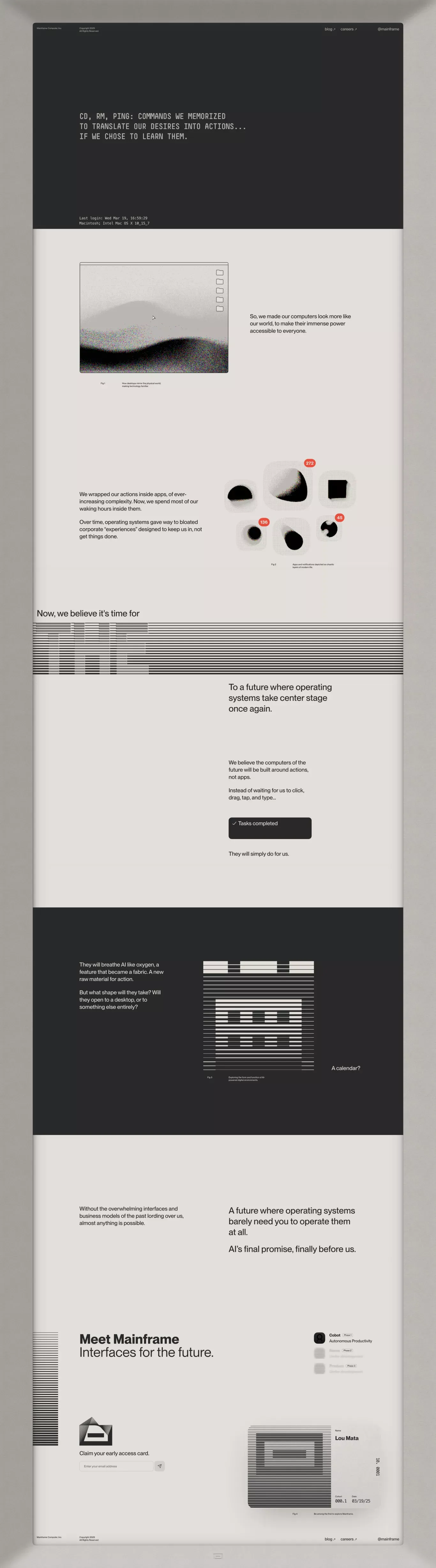 Mainframe - Other design