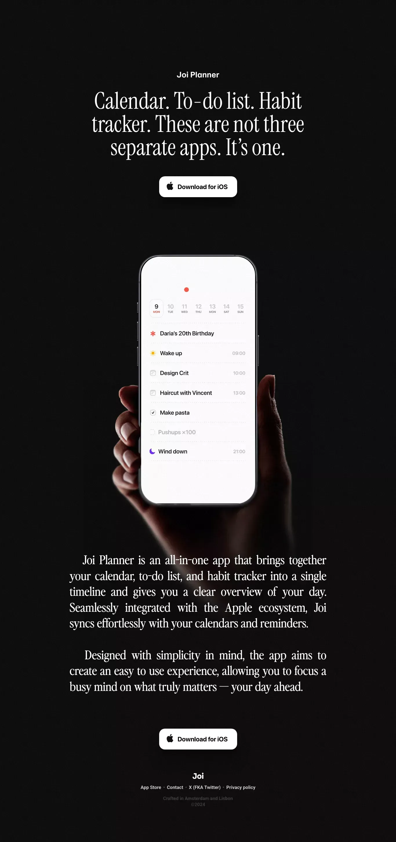 Joi Planner - Other design