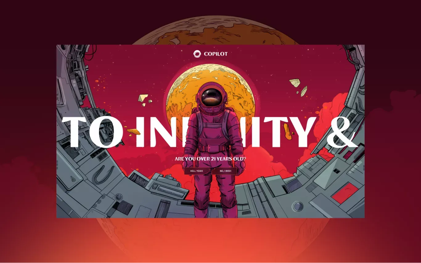 Copilot • To Infinity & Beyond - Product page design