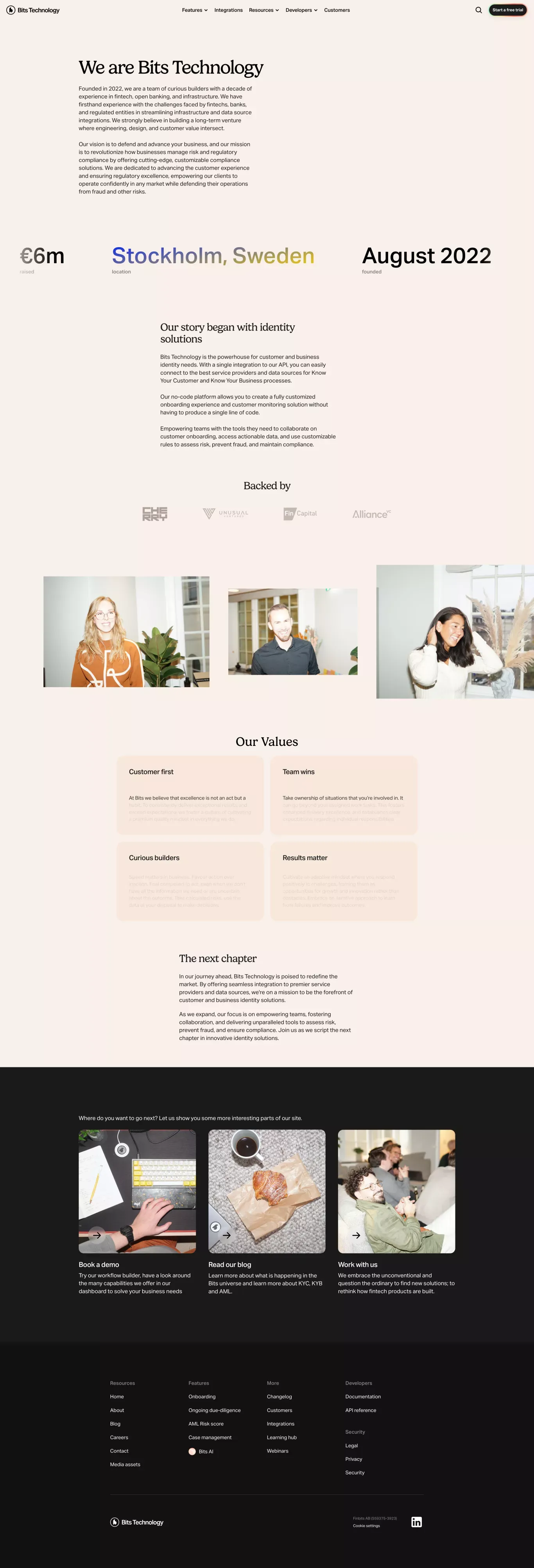 Bits Technology - About Us  design