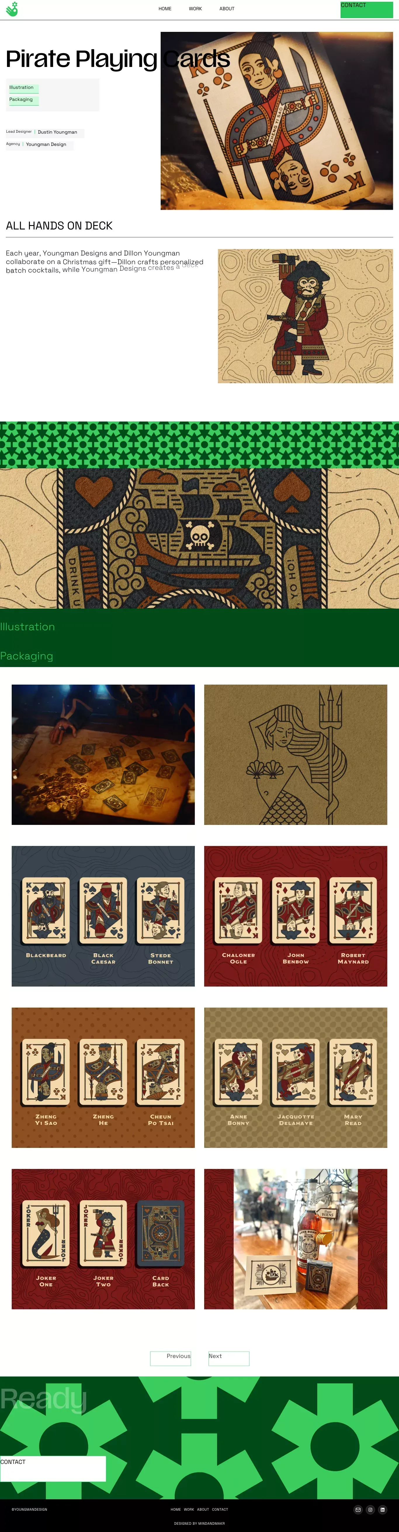Youngman Design Projects: Pirate Playing Cards - Case Study design