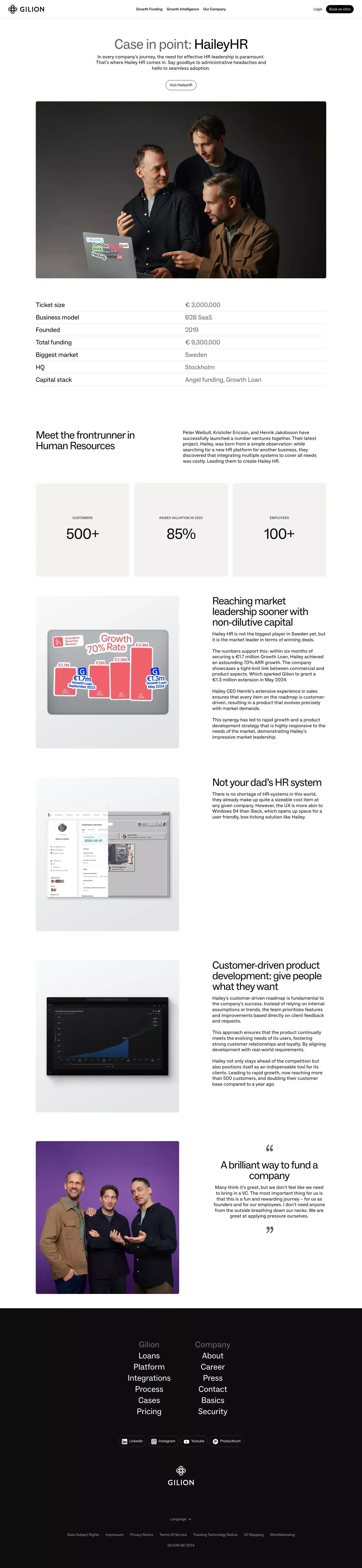 HaileyHR - Case Study design
