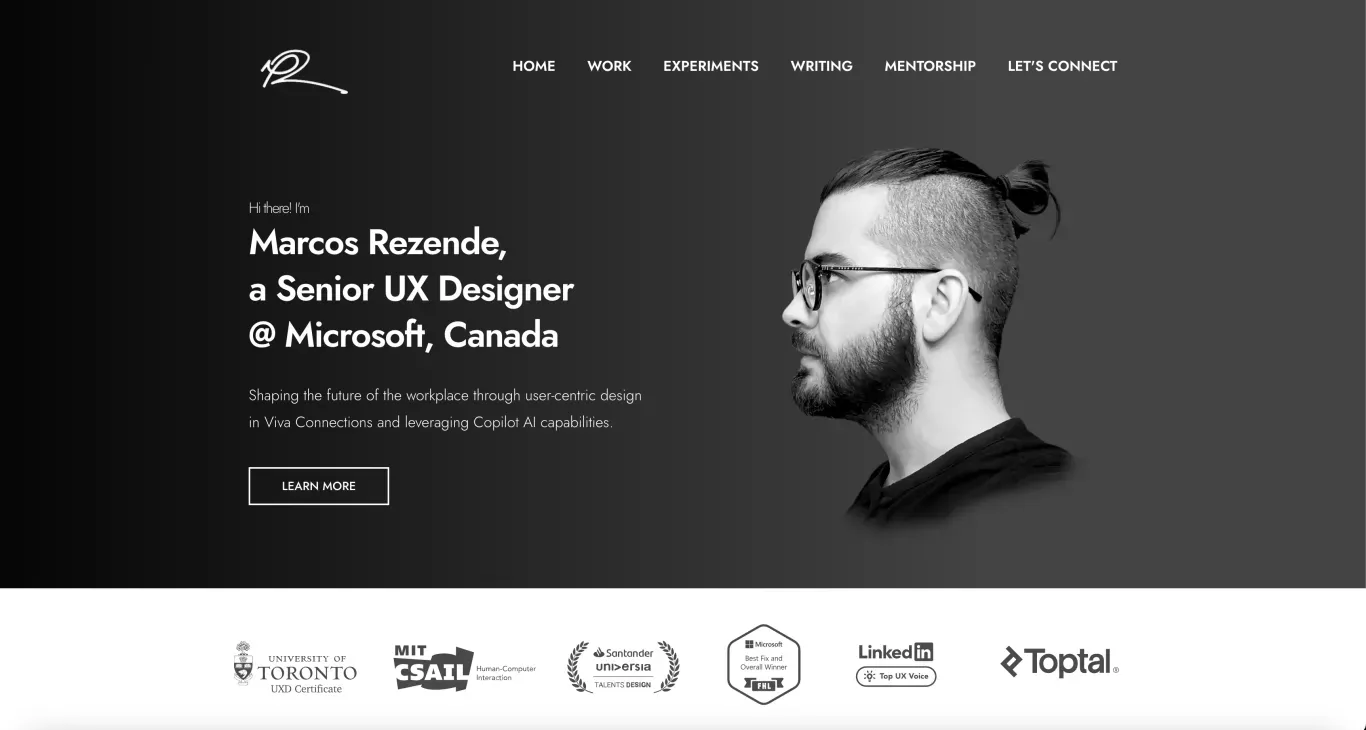 Marcos Rezende | Senior Product Designer | UX Portfolio - Portfolio design