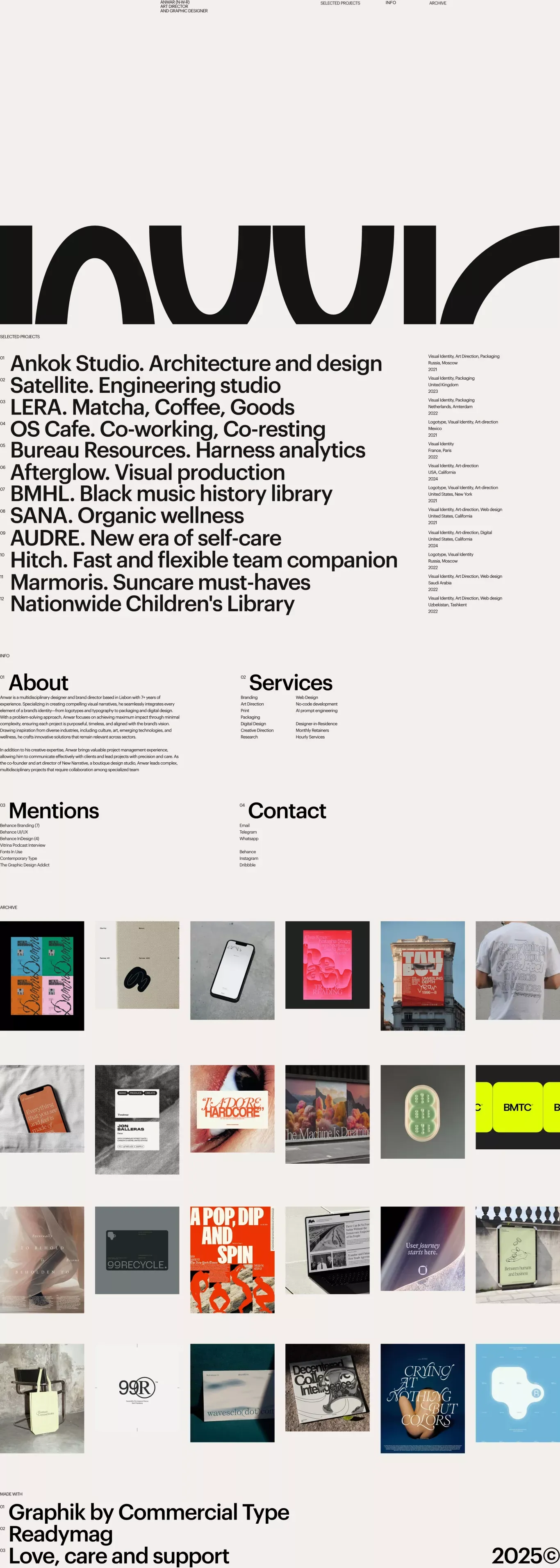 NWR - Portfolio design