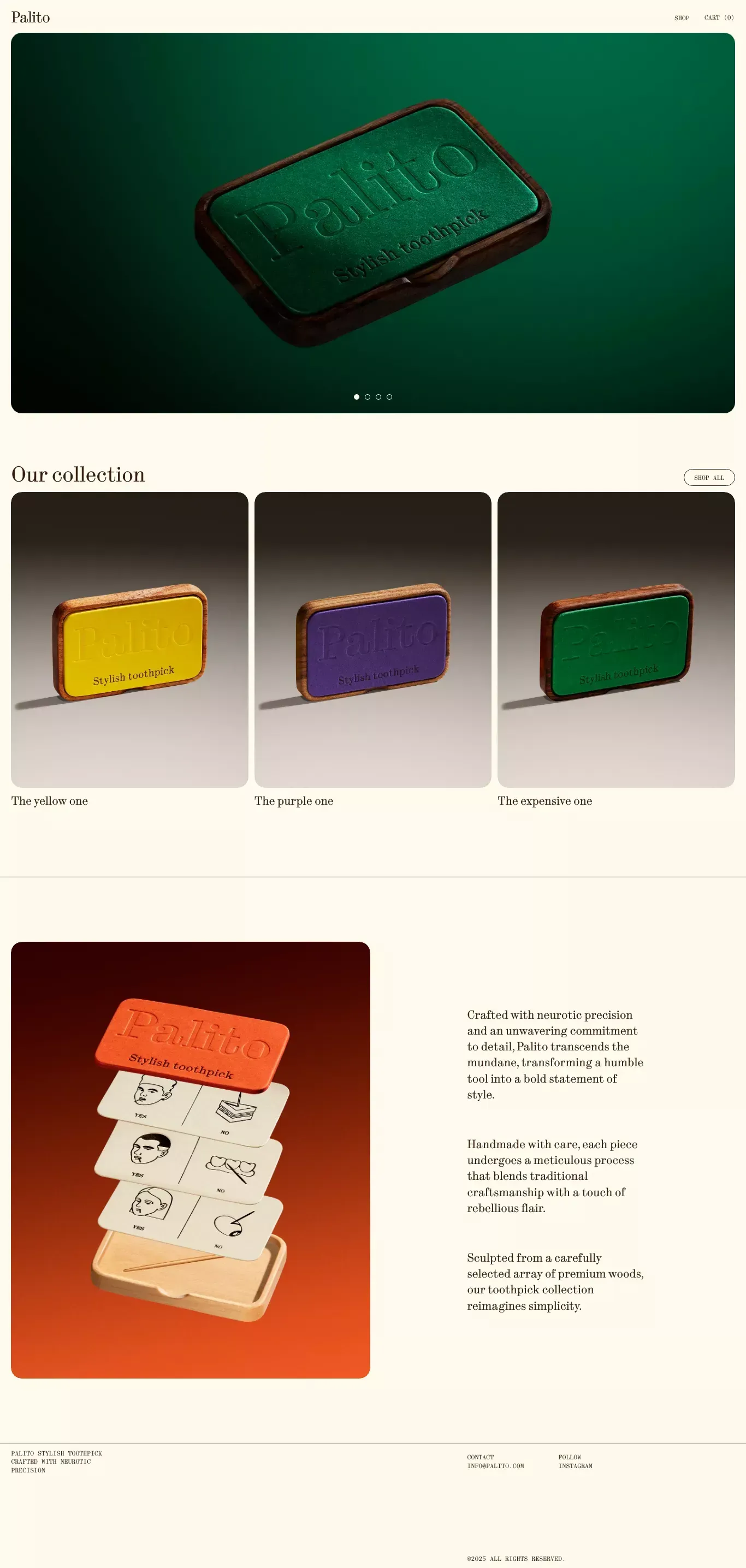 Palito - Ecommerce design