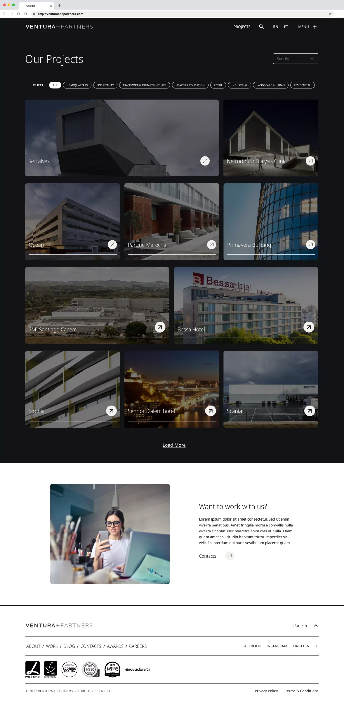 Ventura - Portfolio design