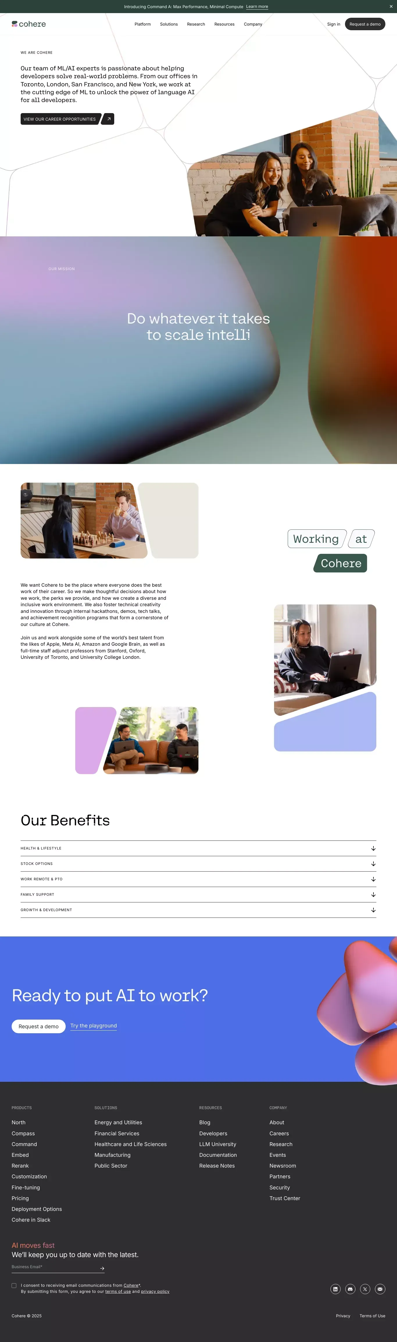 Careers | Cohere - Career design