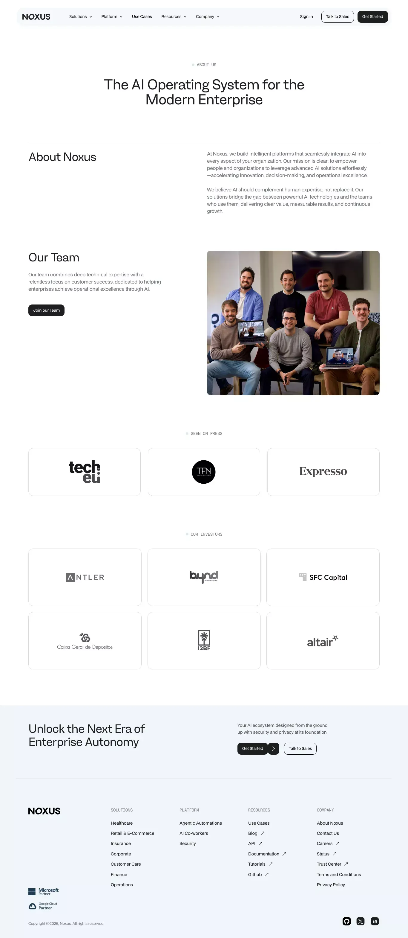 Noxus - About Us - About Us  design