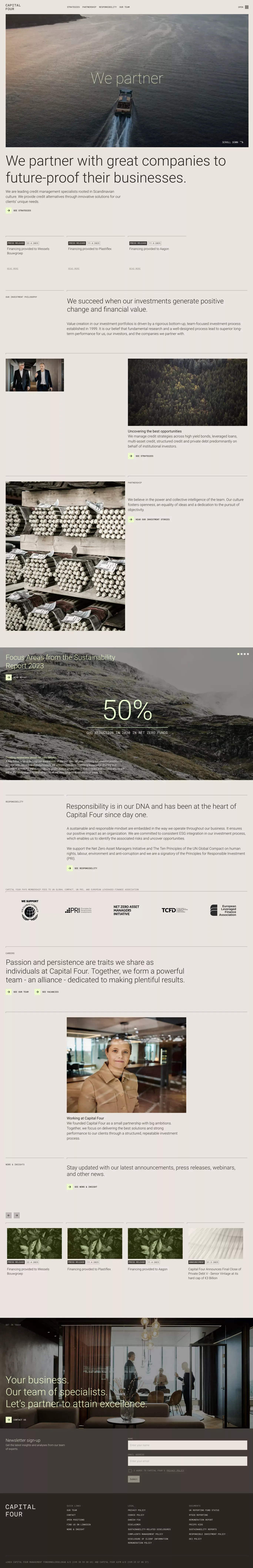 Capital Four - Landing design