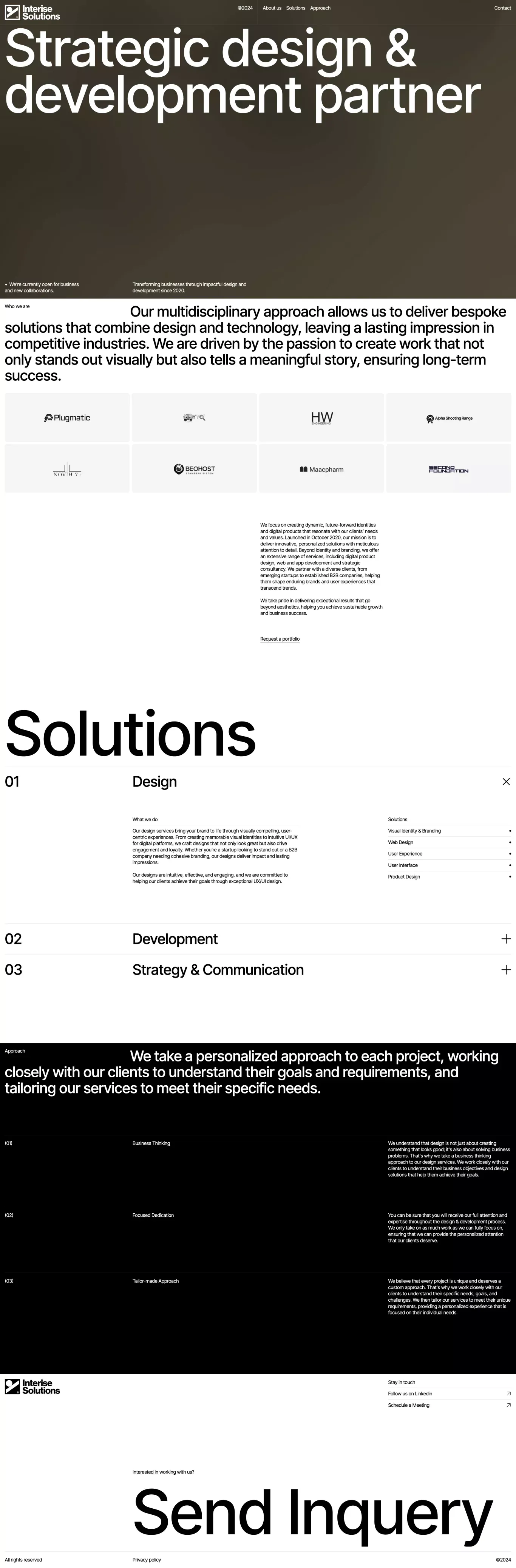Interise Solutions | Product Design & Development Company - Portfolio design