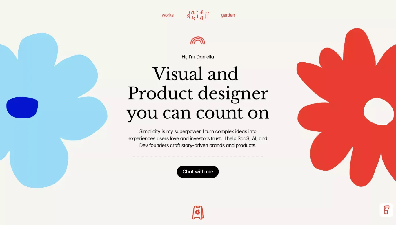 Daniella Marynova - Visual & Product Designer for SaaS, Fintech, AI, web3 and dev tools - Portfolio design