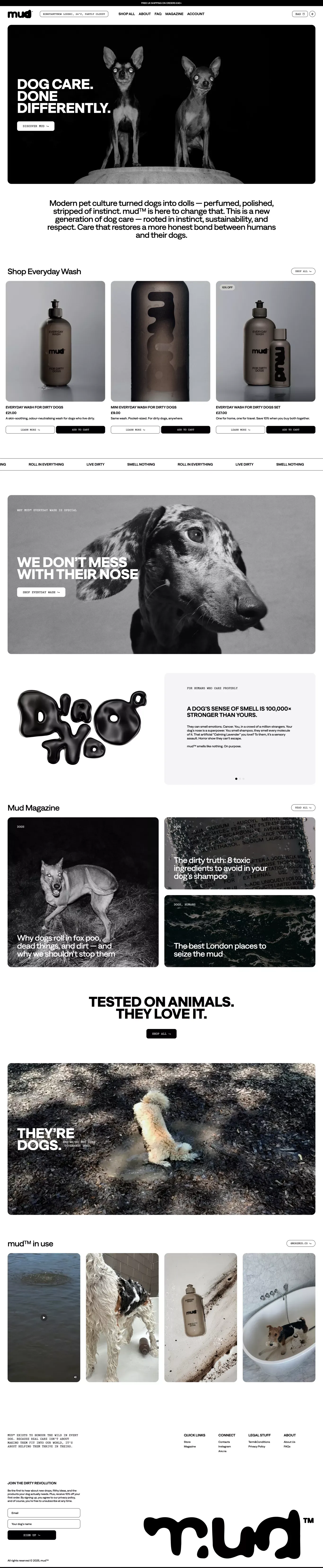 moremud.co - Ecommerce design
