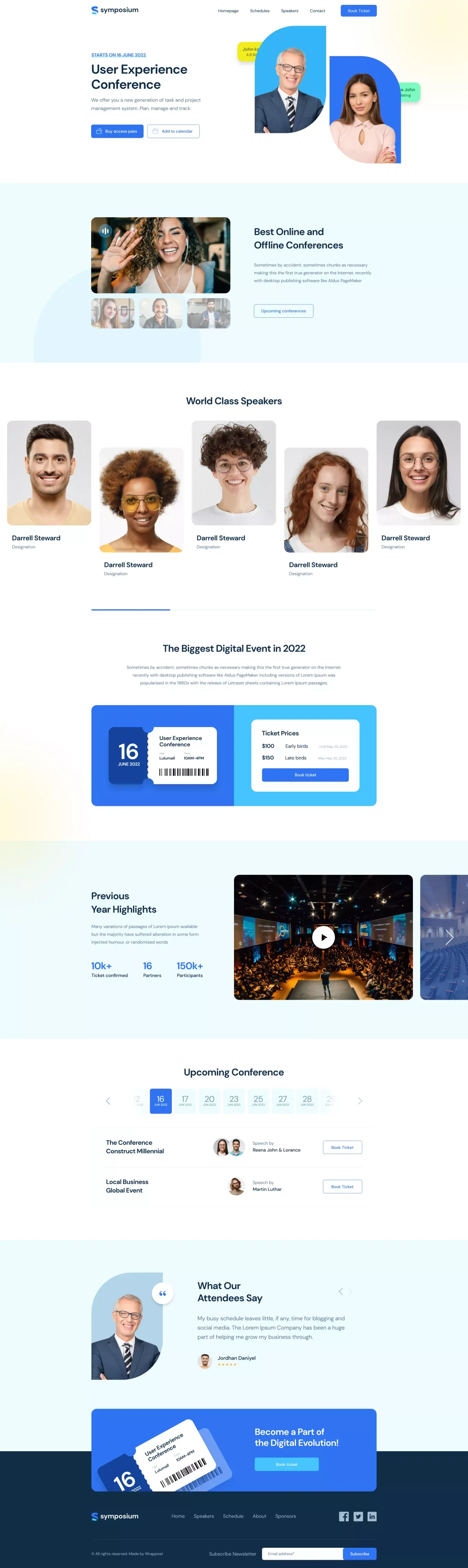 Symposium Pro NextJS Project Management System Website Template - Template design