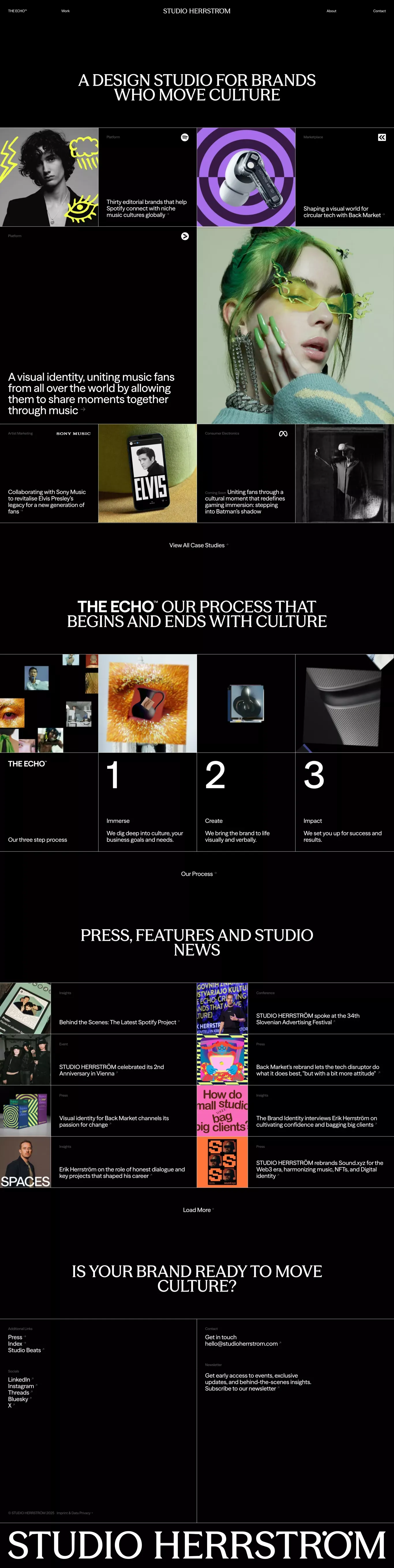 STUDIO HERRSTRÖM - Portfolio design