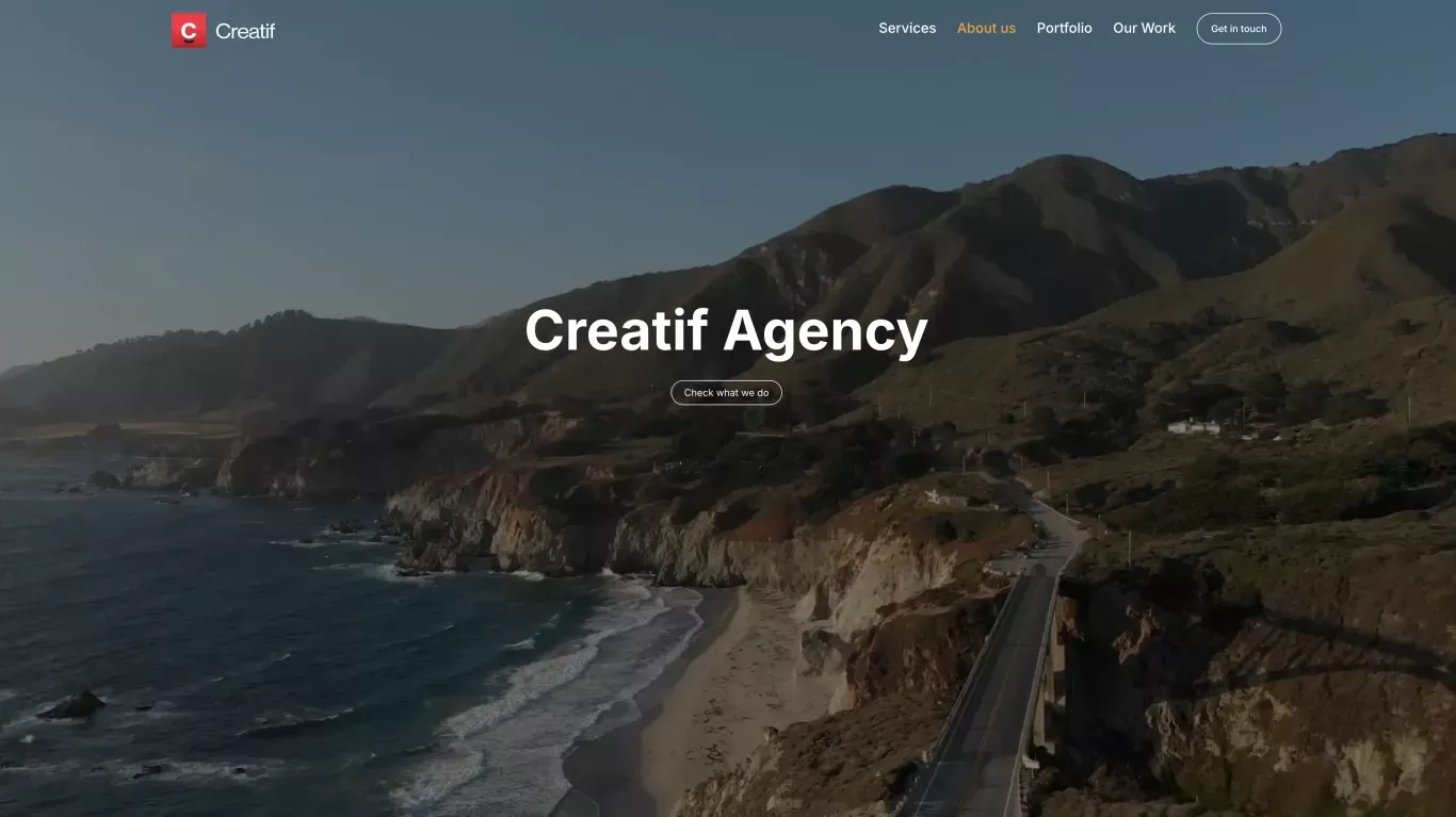 About Creatif Agency - Web Design & Branding Solutions - About Us  design