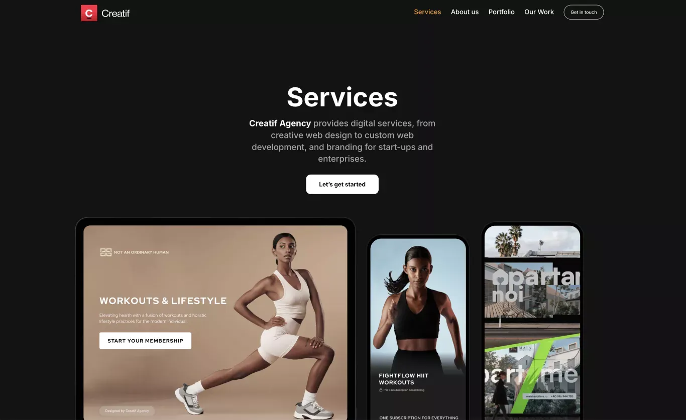 Services - Web Design & Branding Solutions for Companies - Landing design