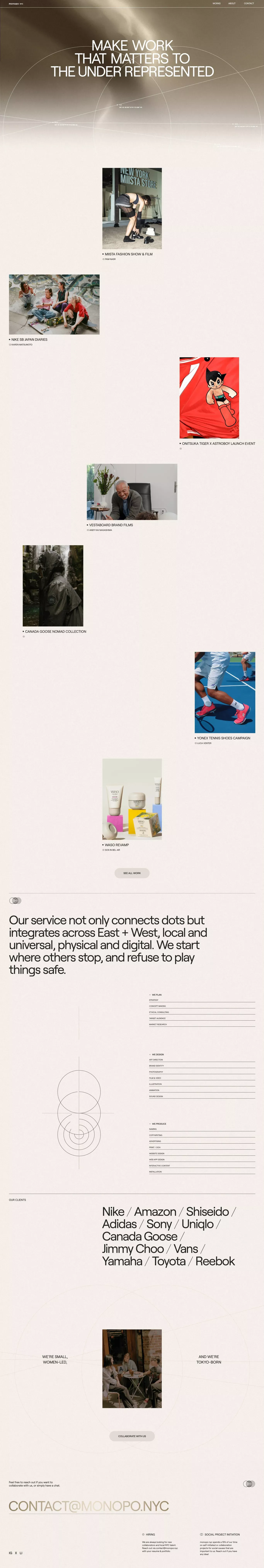 monopo NYC - Portfolio design