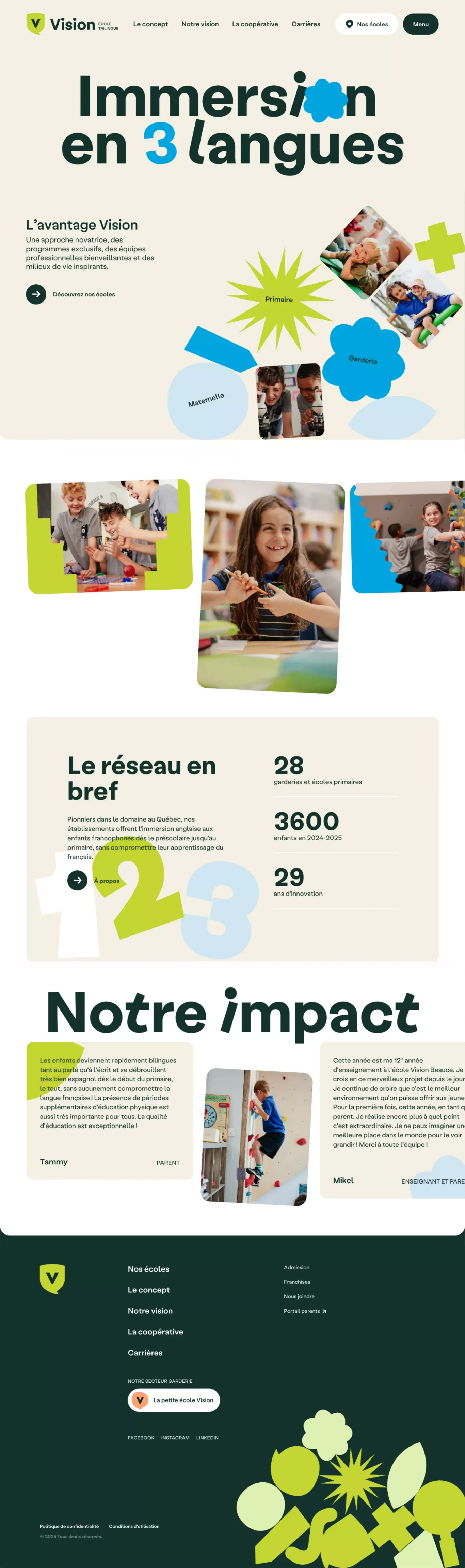 École Trilingue Vision - Other design