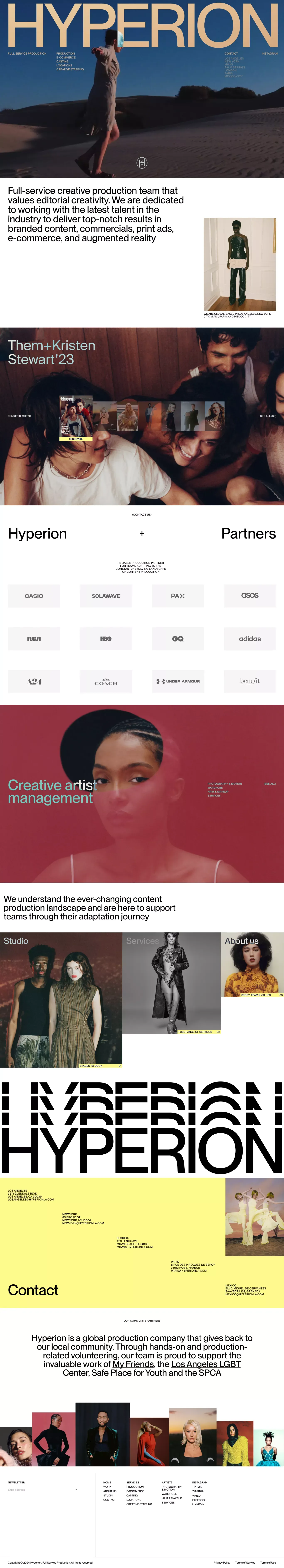 Hyperion - Portfolio design