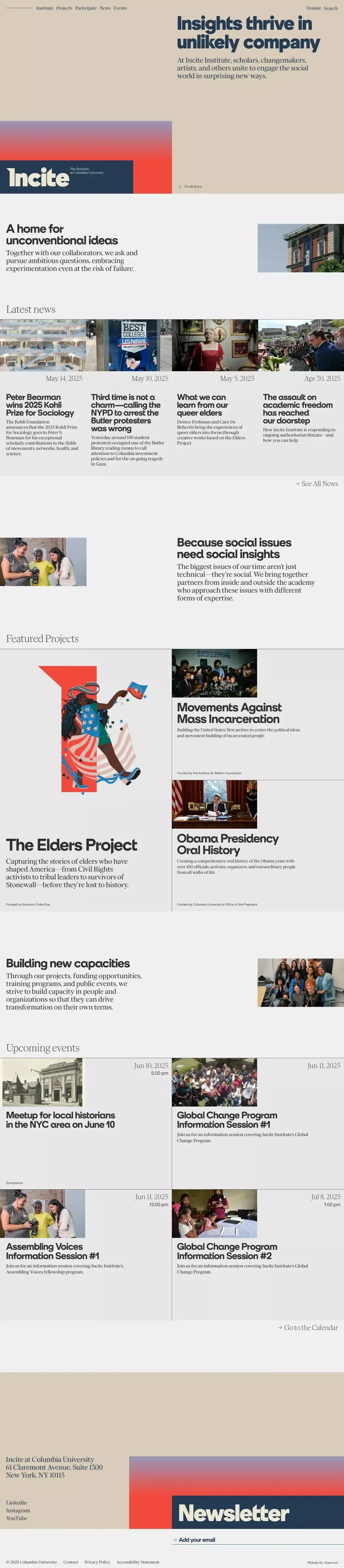 Incite at Columbia University - Other design