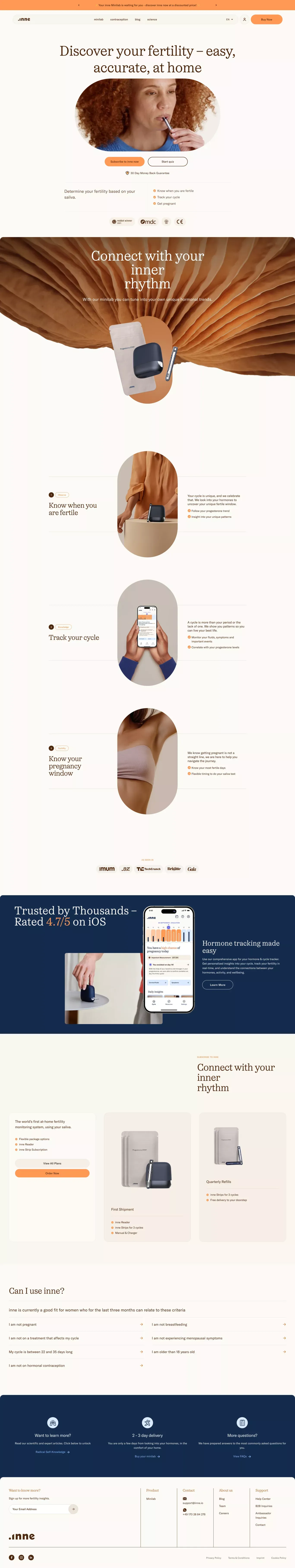 Inne - Landing design