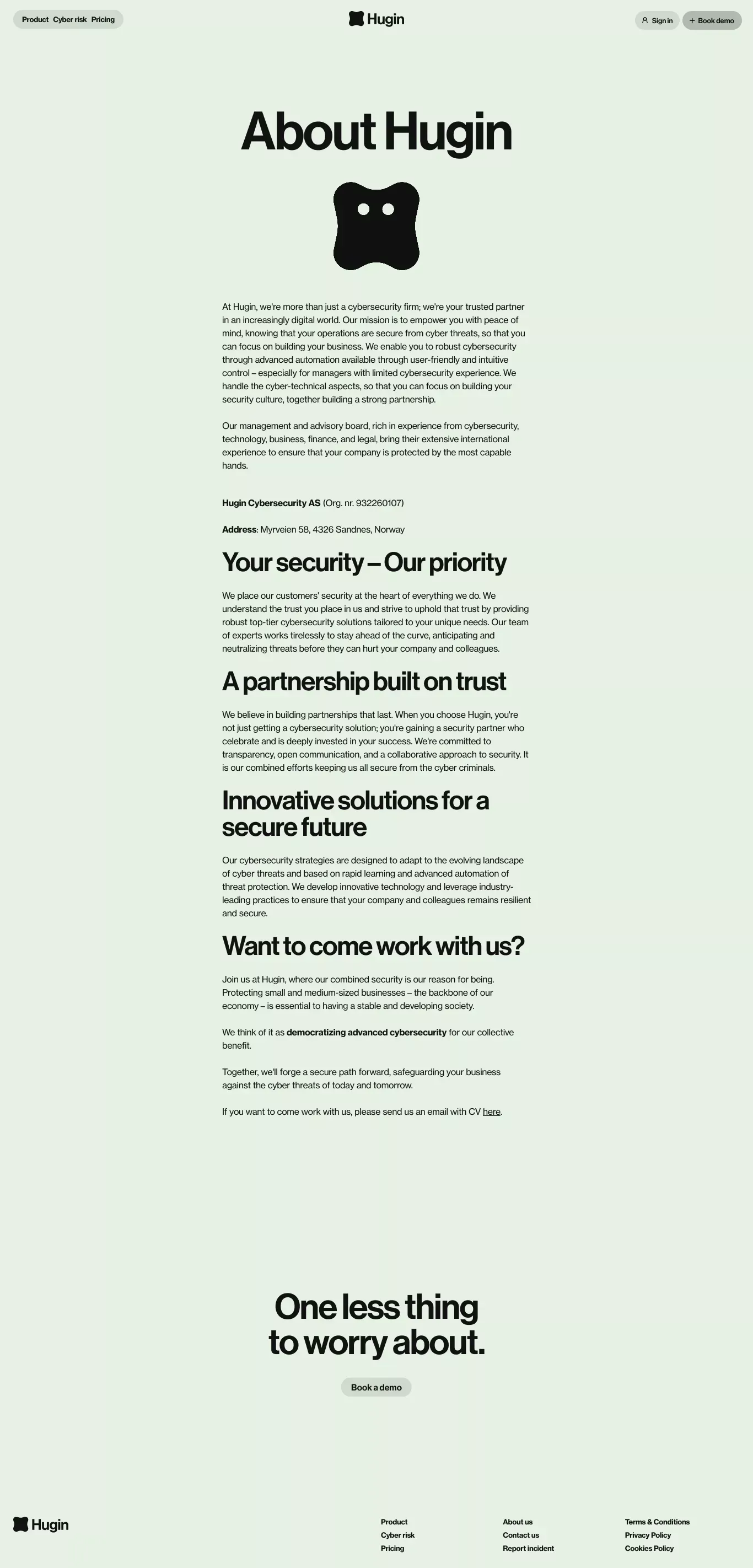 About Hugin - About Us  design
