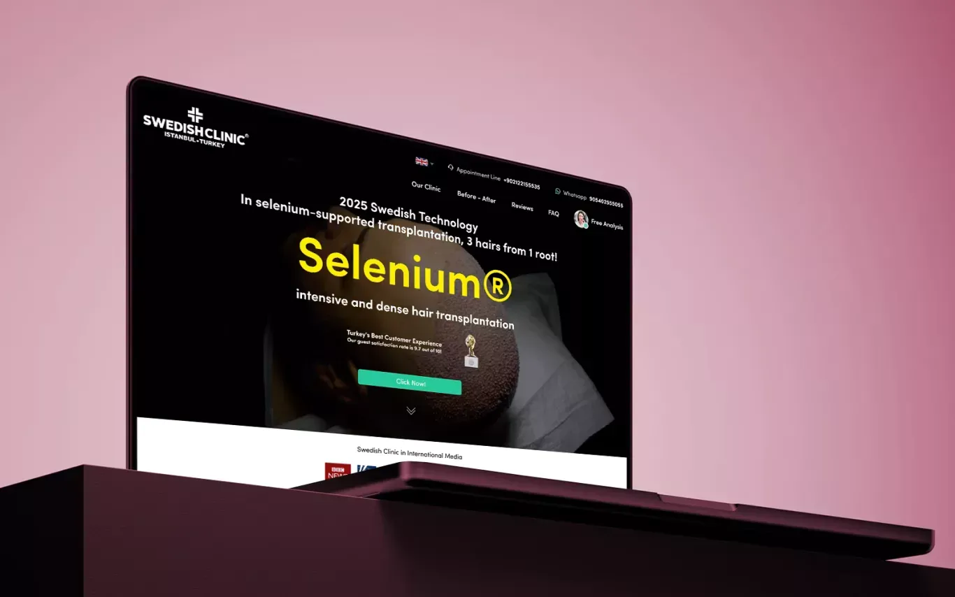 Swedish Clinic - Landing design
