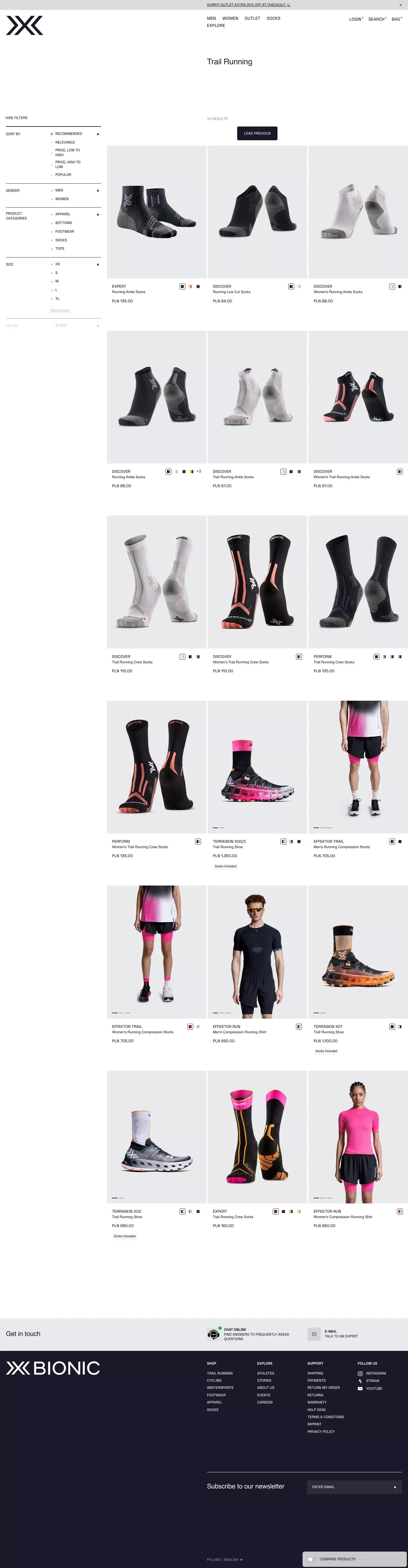 X-BIONICÂ® Swiss-engineered performance base layers & sportswear - Product listing design
