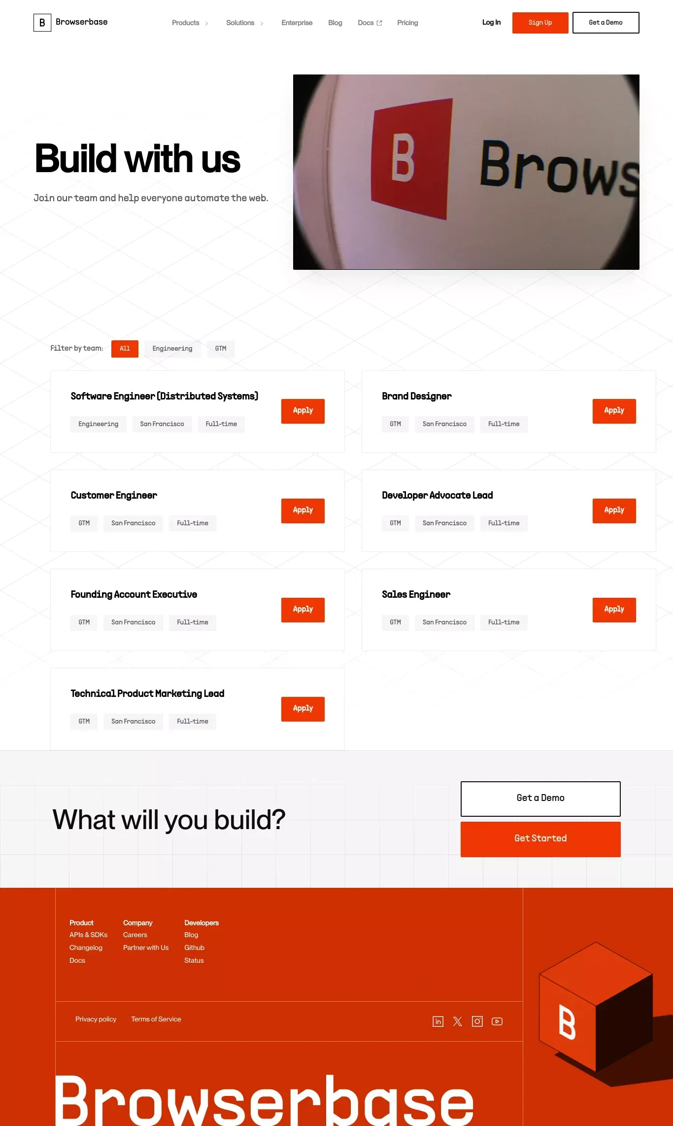 Browserbase | Careers - Career design