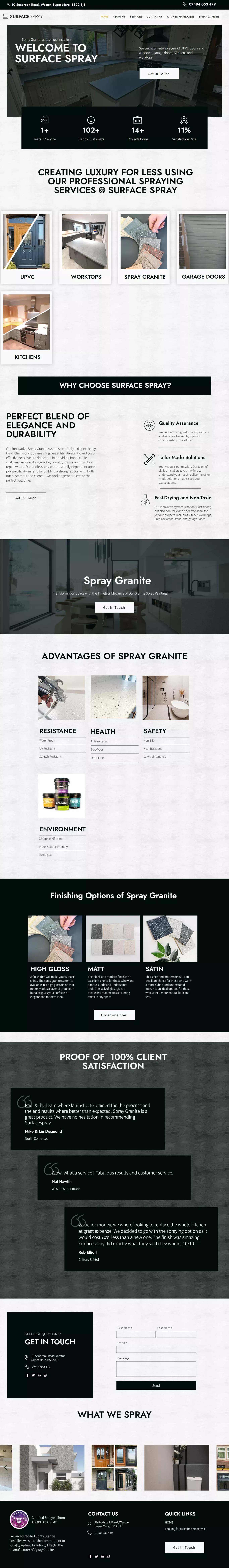 SURFACE SPRAY  | Kitchen spraying & spray granite specialists. - Other design