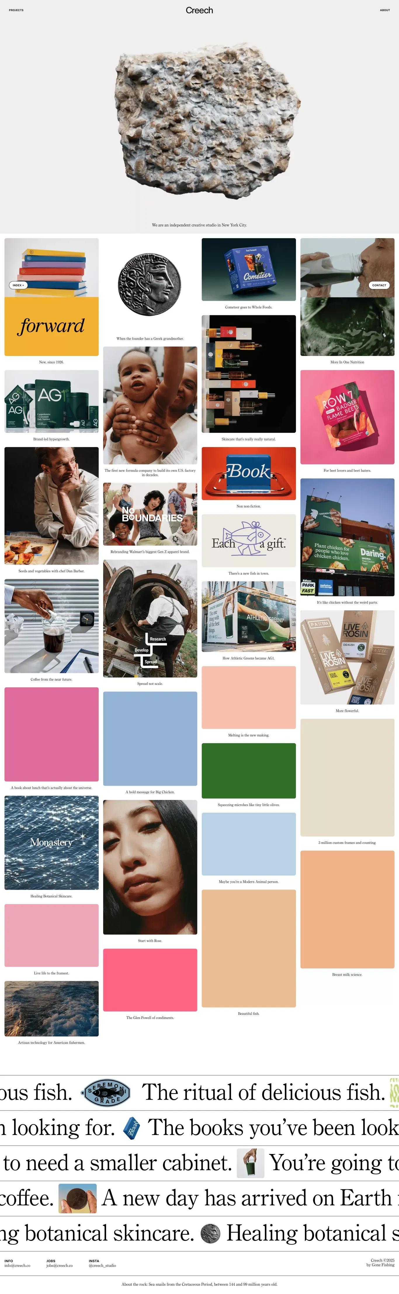 Creech - Portfolio design