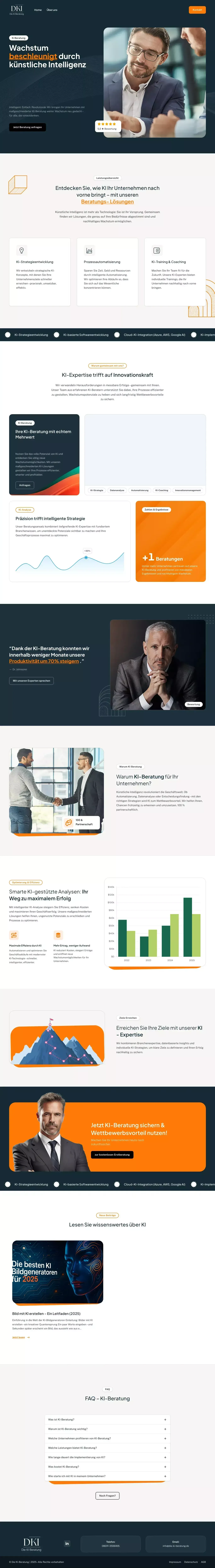 KI Beratung - Wettbewerbsvorteil sichern. KI oder Stillstand - website design