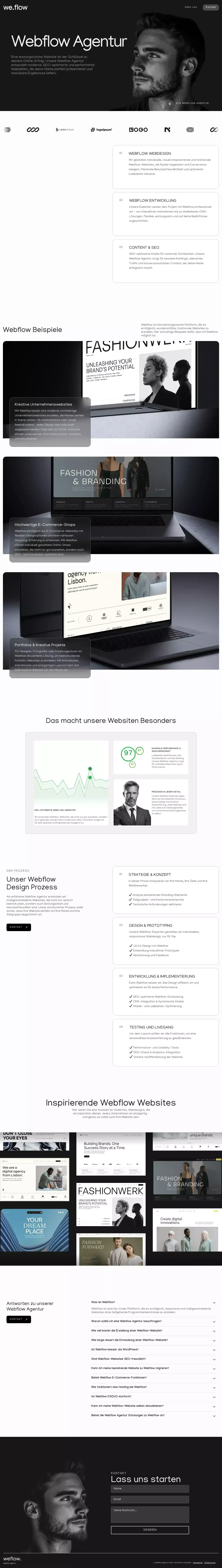 Webflow Agentur für Profi-Websites | Modern & Schnell 🚀 - website design