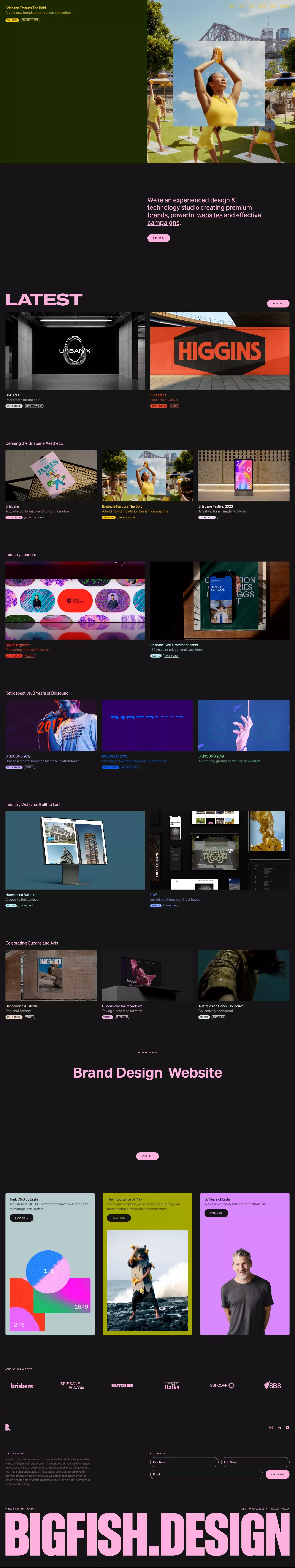 Design & Technology | Bigfish - Portfolio design