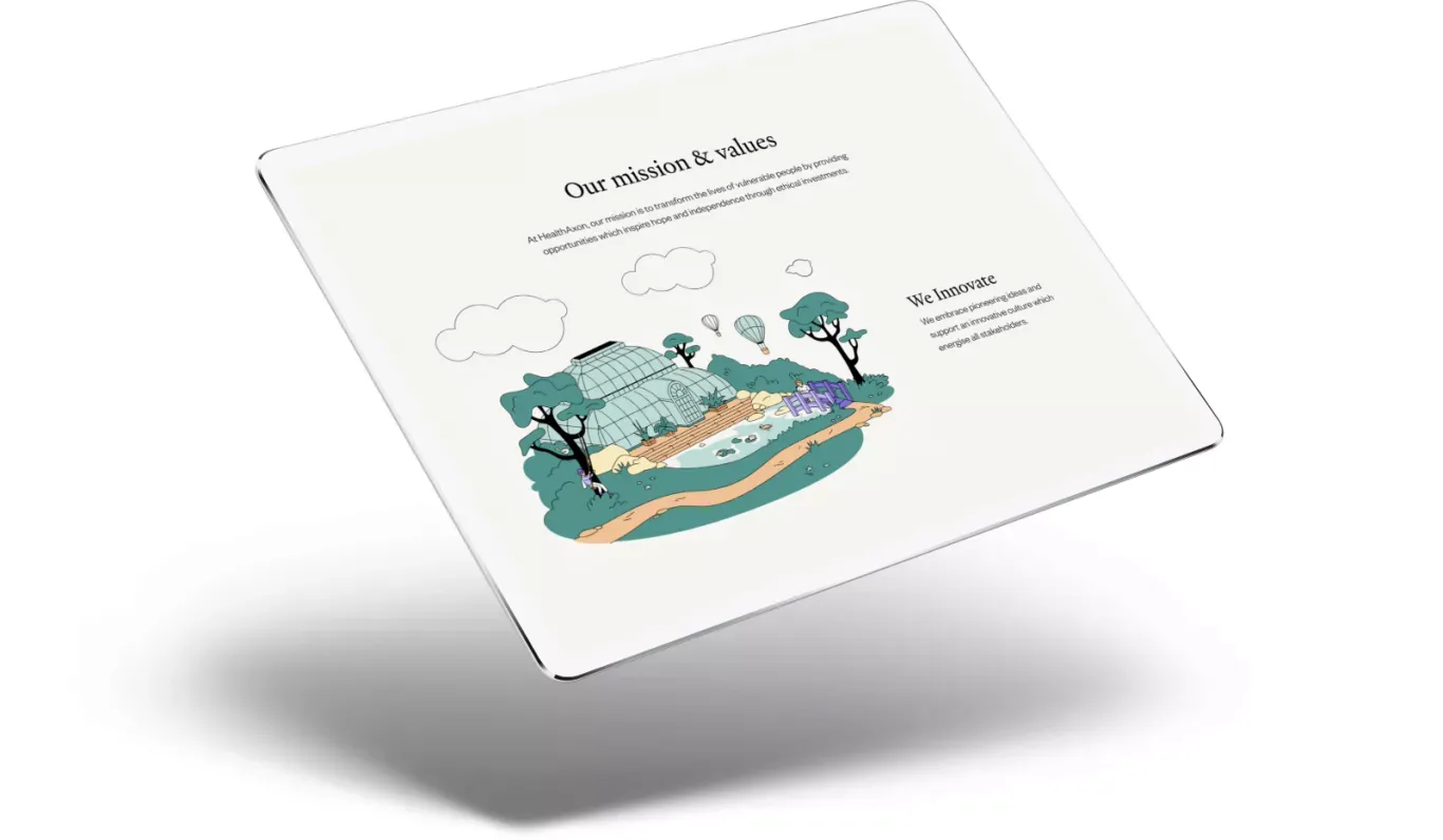 HealthAxon - We make high impact investments that transform lives - Case Study design