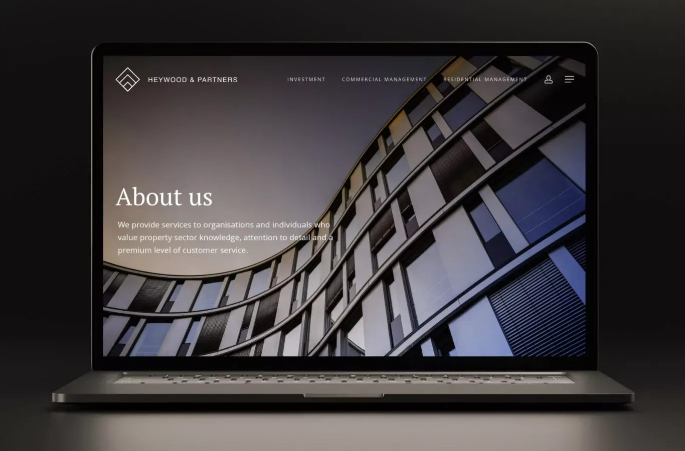 Heywood & Partners - Excellence in property as standard - Case Study design